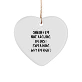 Funny Sheriff Gifts from Men, Gifts for Sheriff Men at Christmas Unique Gifts - Image 1